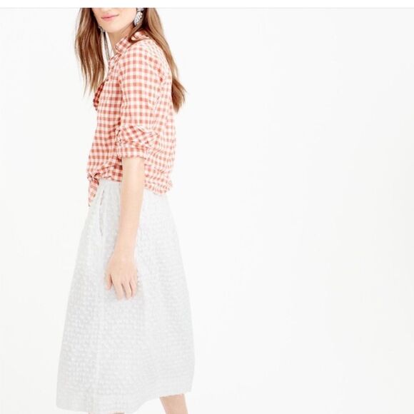 J. Crew Tie-Front Boy Shirt in Gingham size 4 - Picture 3 of 6